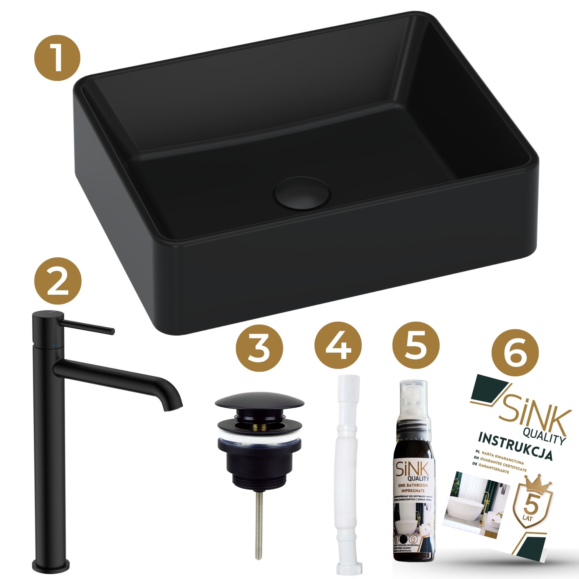 Zestaw: łazienka futurystyczna